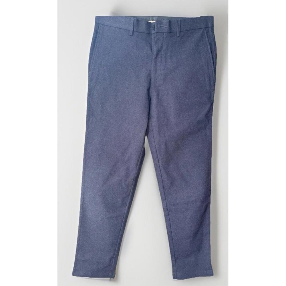 Haggar Stretch Pant 273430 Navy Premium Flex Waistband 32w X 32L - Picture 6 of 6